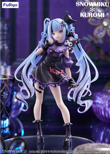 FuRyu Vocaloid Kuromi Hatsune Miku Trio-Try-iT Snow FuRyu