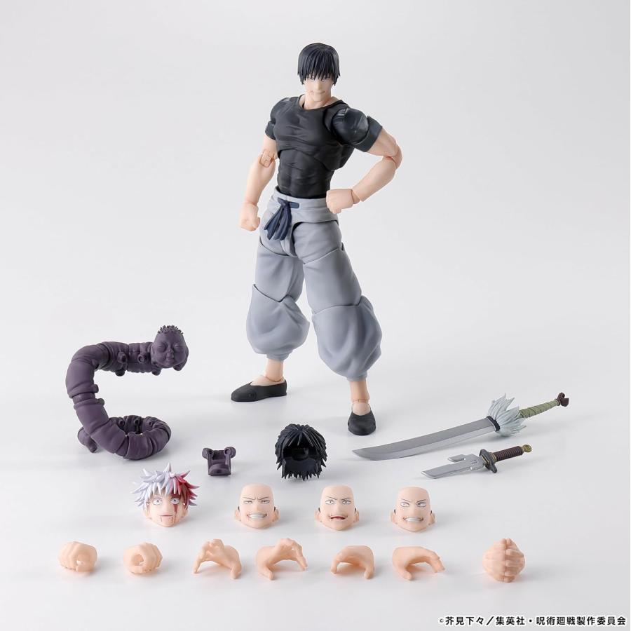 BANDAI S.H.Figuarts Jujutsu Kaisen Toji Fushiguro, size approx. 15.5cm